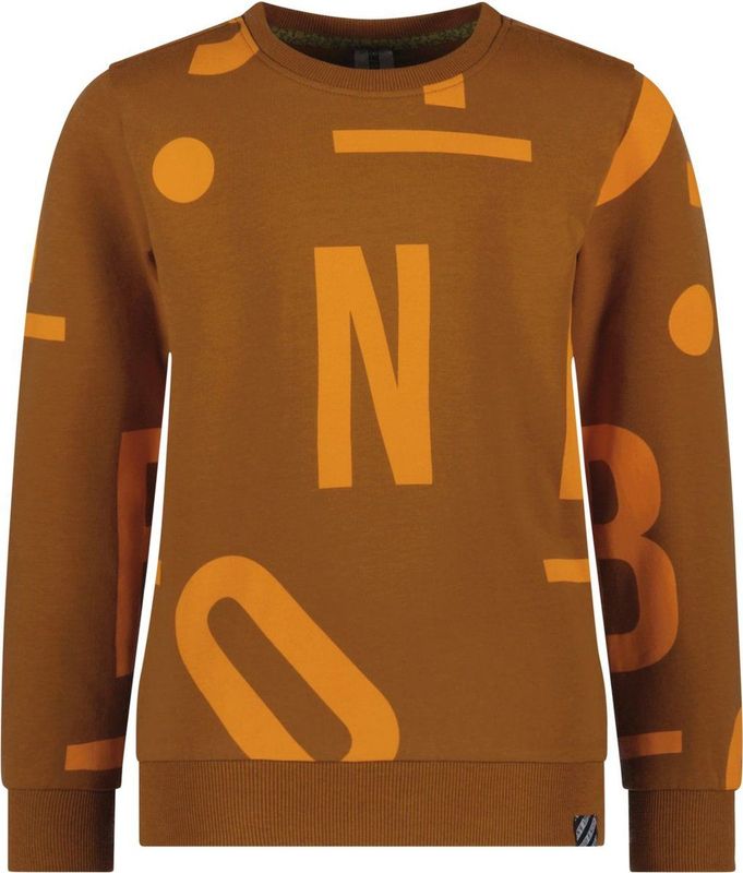 B.Nosy - Sweater - Bruin - Katoen