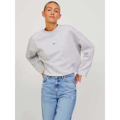 JJXX Abbie Sweatshirt, Light Grey Melange, XS