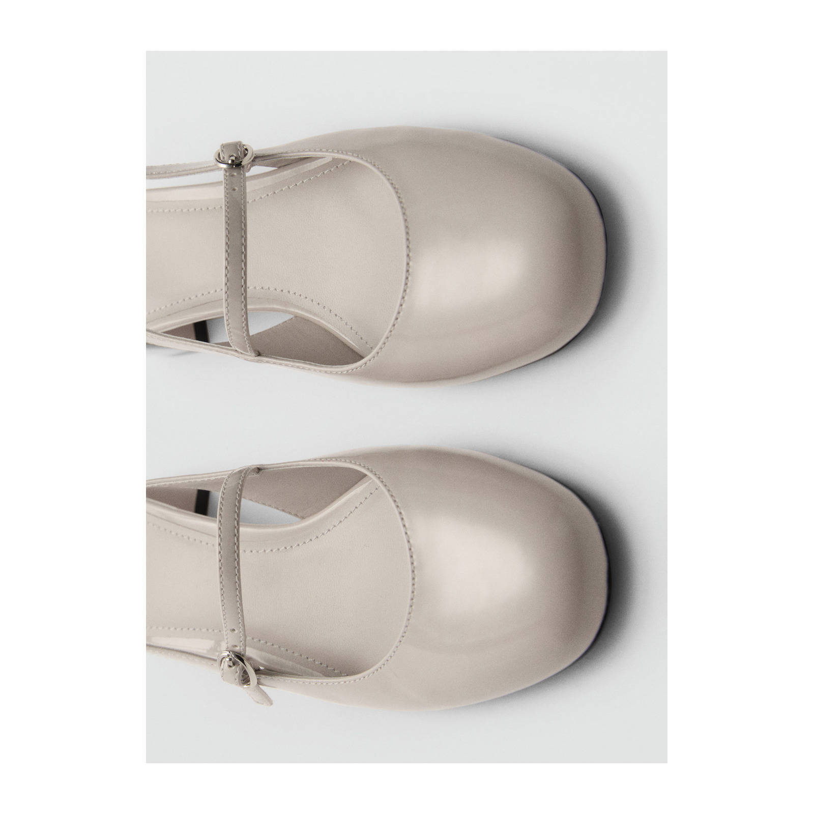 Mango slingback pumps ecru