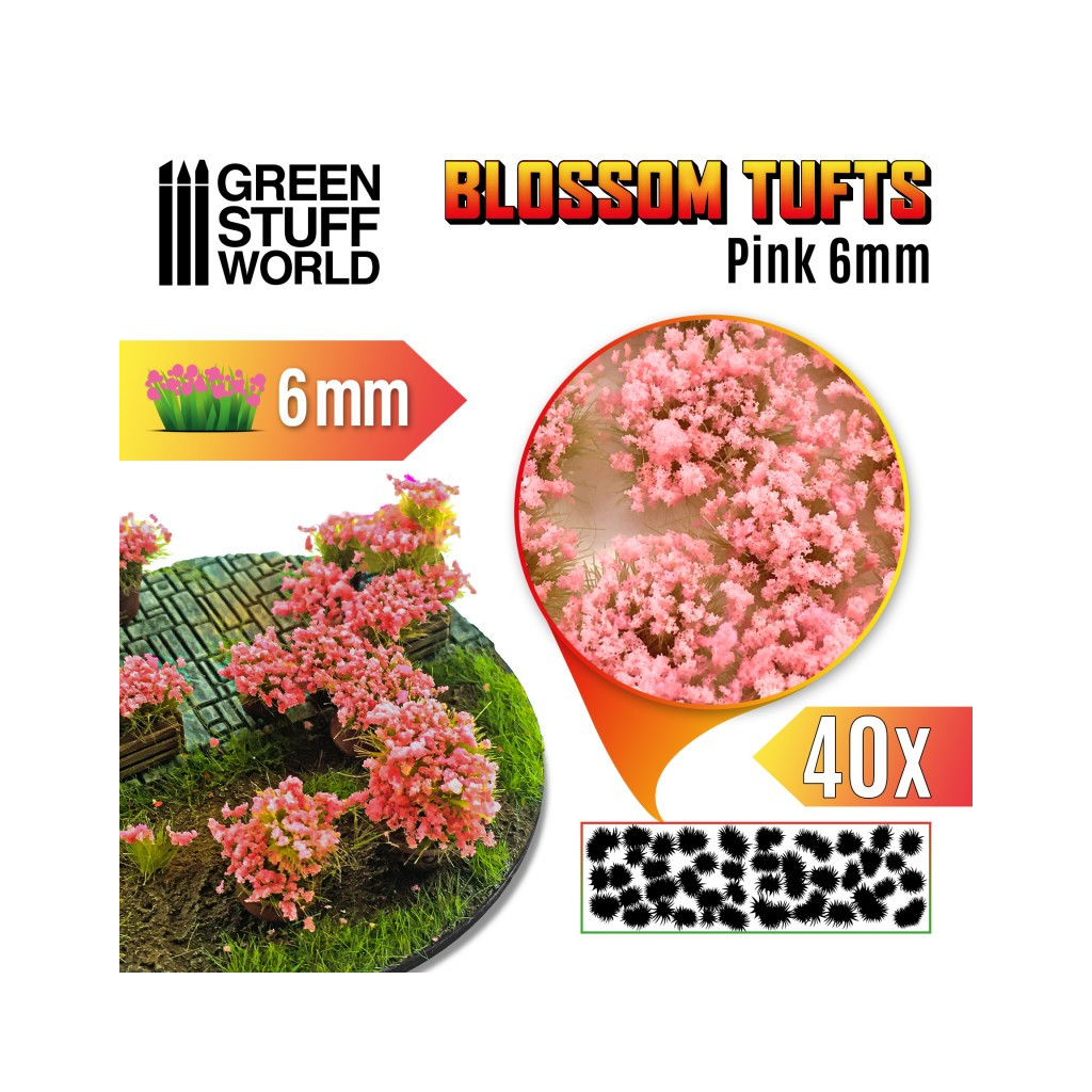 Green Stuff World - Touffes de Fleurs - 6mm