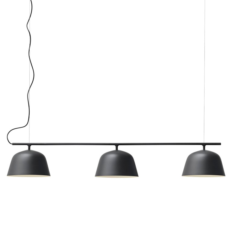 Muuto Ambit Rail hanglamp zwart