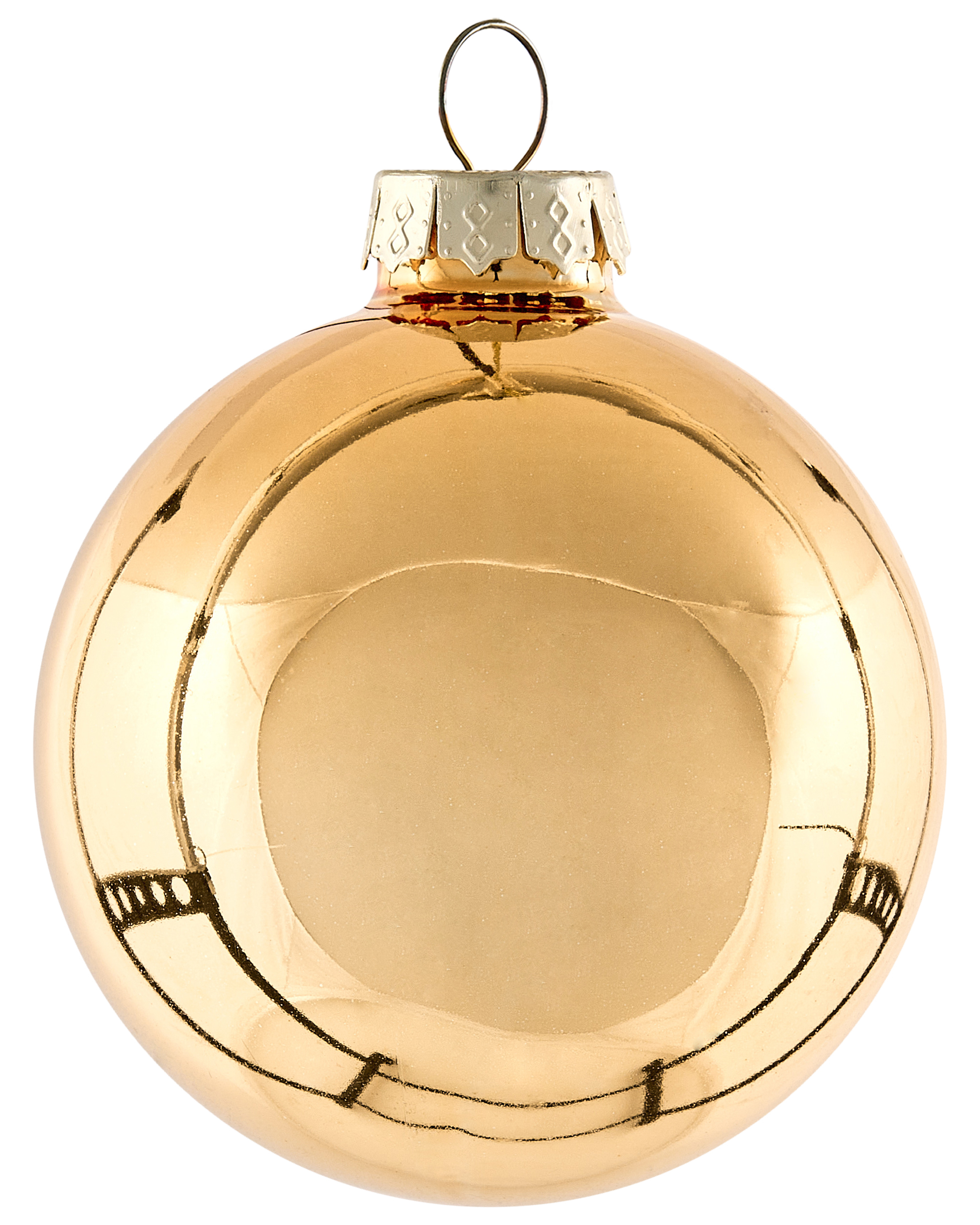 Set van 35 kerstballen BLING Glas Goud