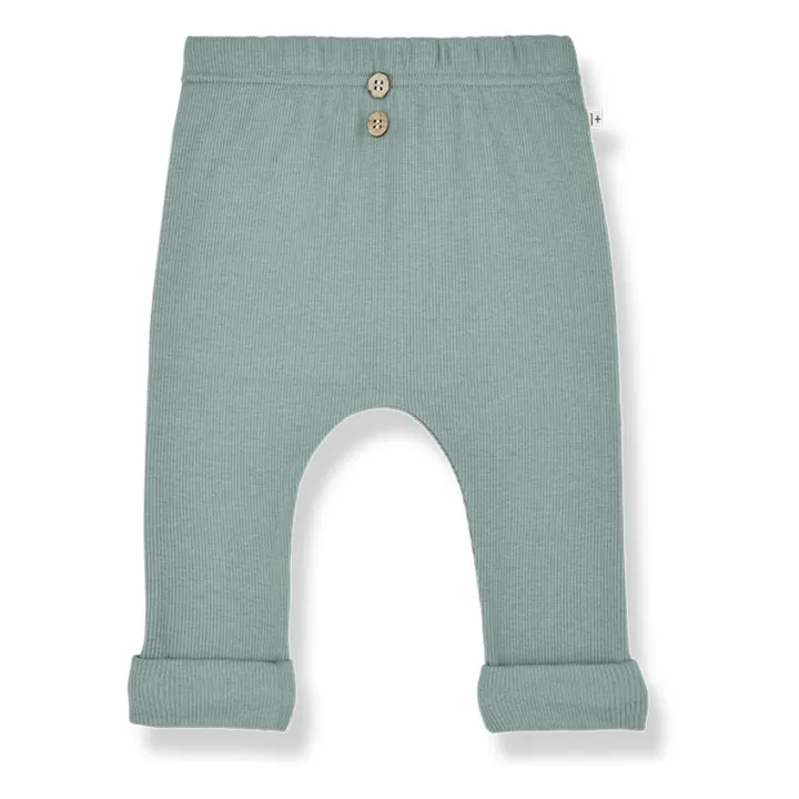 1+ in the family Legging Marti Côtelé | Bleu Vert