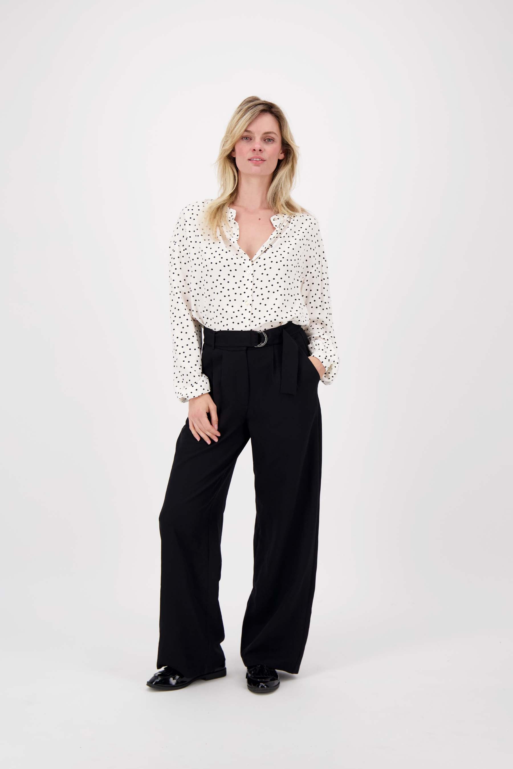 polkadot blouse
