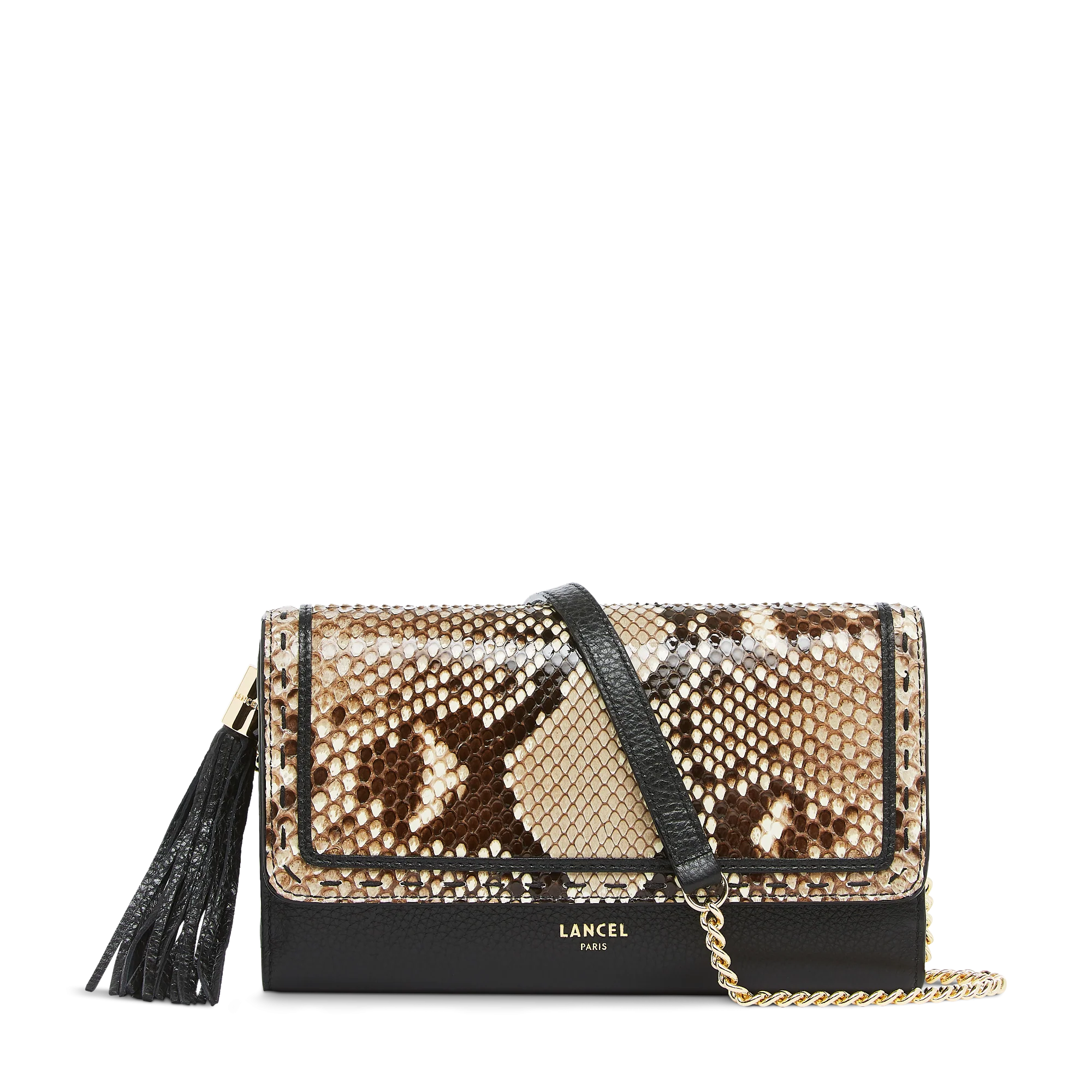 Portefeuille chaîne Premier Flirt de Lancel-Noir/Roccia