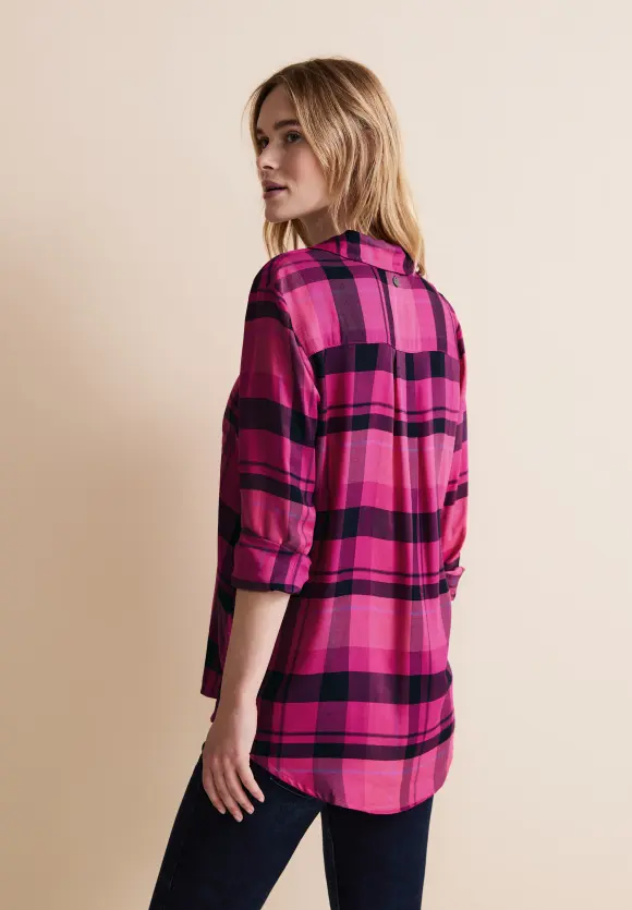Bluse aus Viskose - bright cozy pink