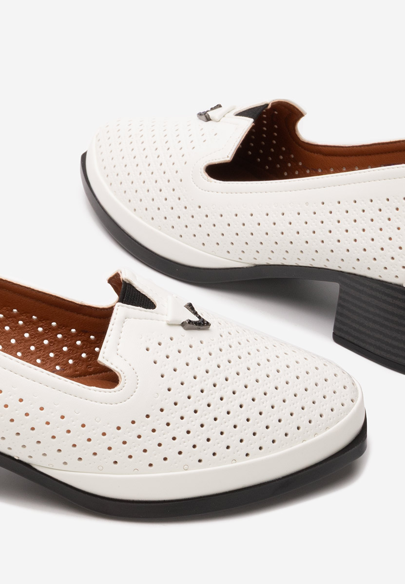 Chaussures casual femme blancs Tressa
