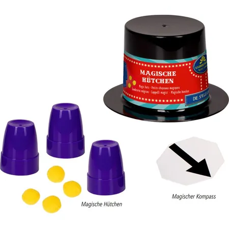 Die Spiegelburg Zaubertricks im Hut - Bunte Geschenke, 1 Stück, 4-fach sortiert