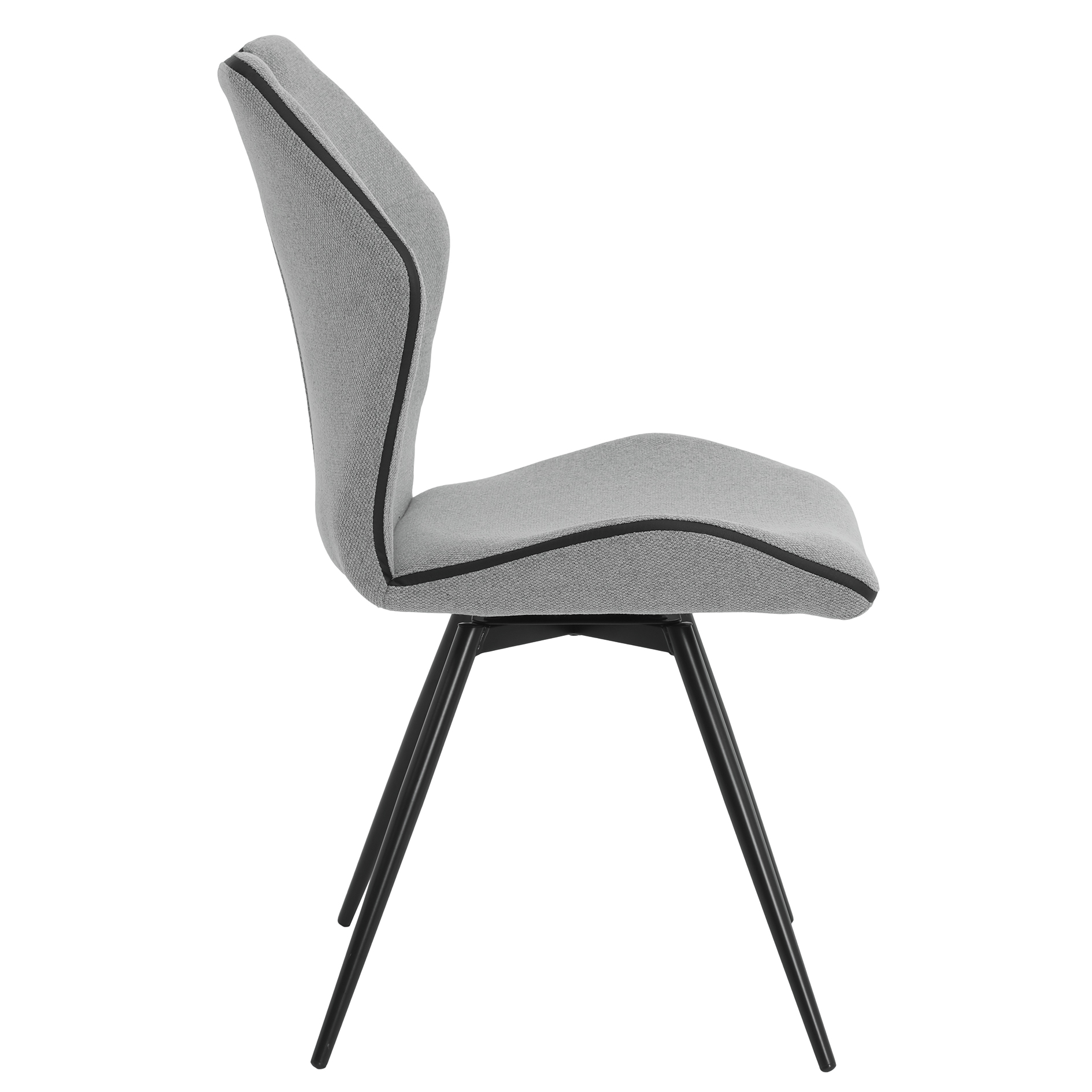 Stuhl - grau - Webstoff