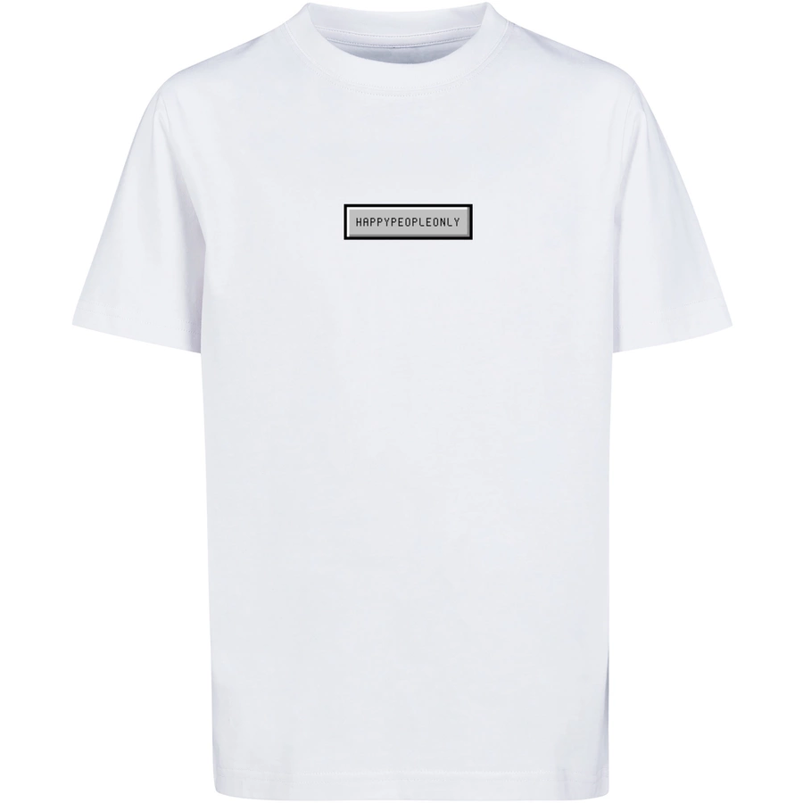F4NT4STIC T-Shirt SIlvester Party Happy People Only weiß