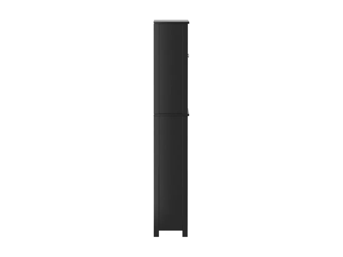 Rangement au-dessus de la cuvette BERG noir bois massif