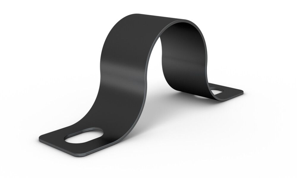 KLAMMER PM FLEX FOR STIFT RØR 20MM APPLE SORT 10STK