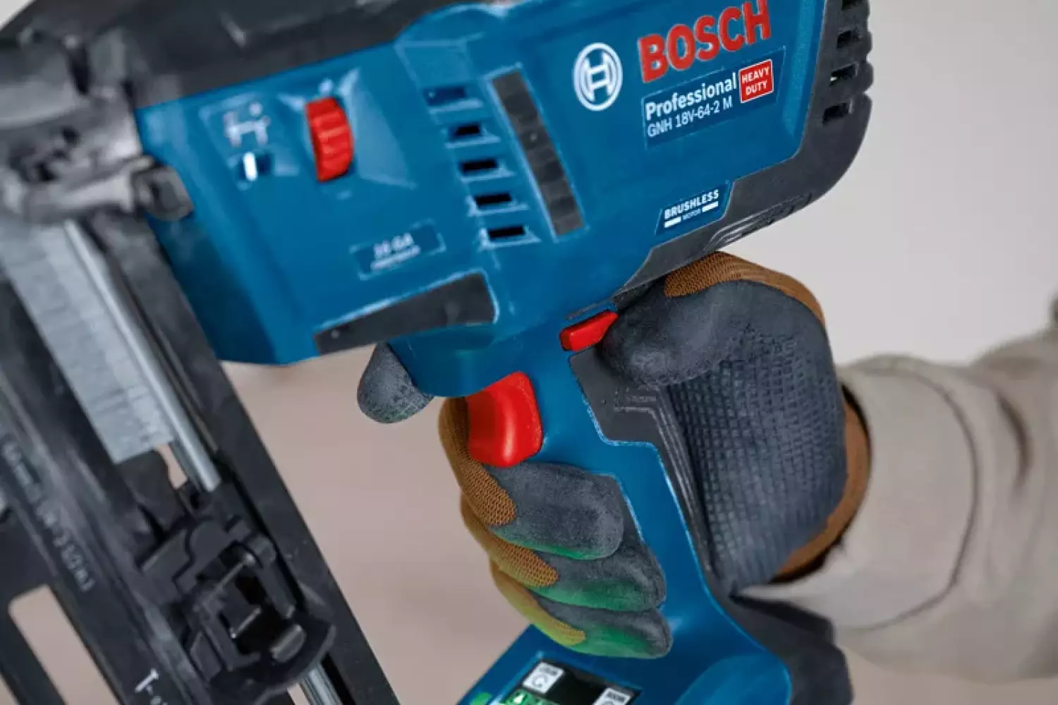 Bosch GNH 18V-64-2 M 18V accu Tacker body - 32-64 mm