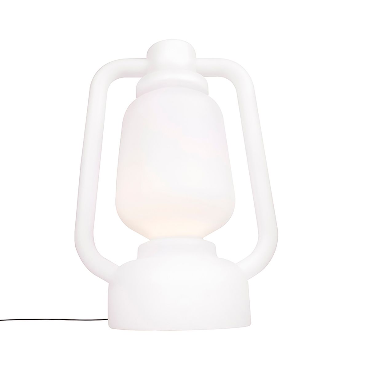 Smart vloerlamp wit 110 cm incl. Wifi G95 - Storm Extra Large