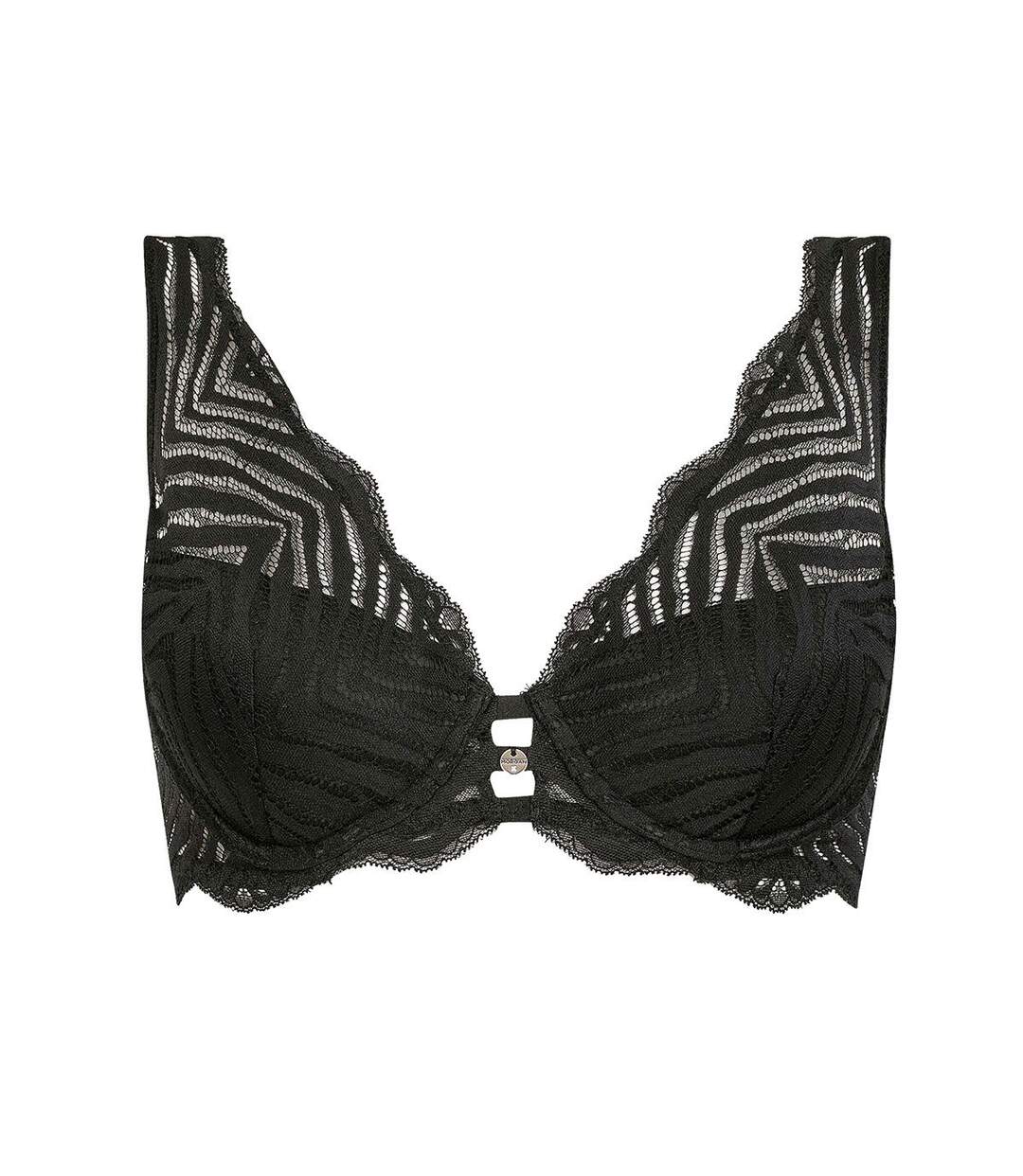 Soutien-gorge ampliforme coque moulée noir Marianne