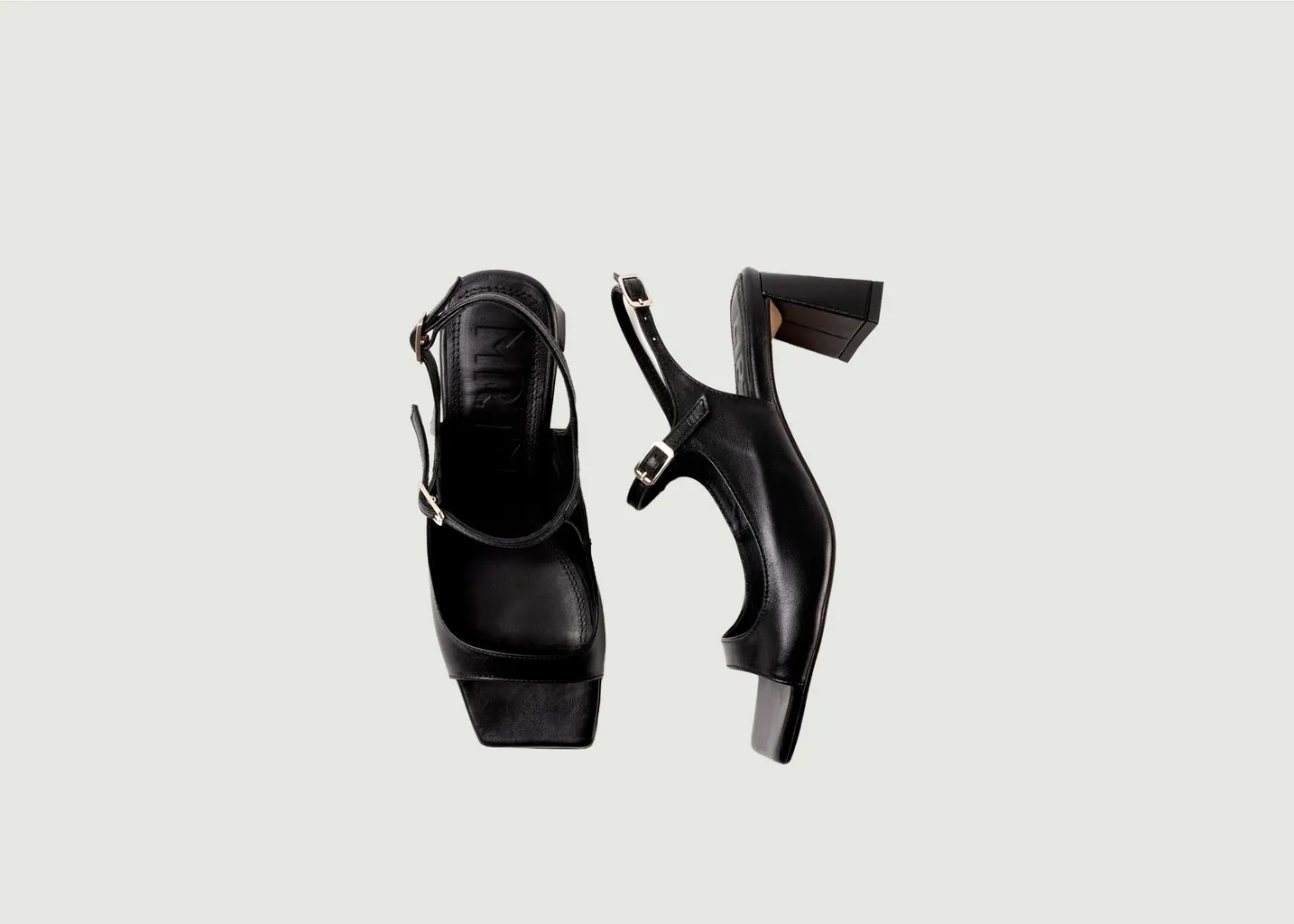 Sandales à talons en cuir Clavel Souliers Martinez