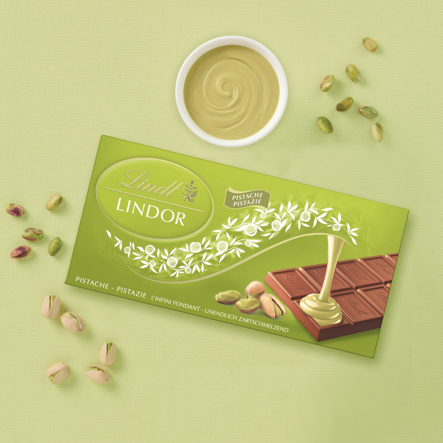 Lindt Lindor Pistazie Tafelschokolade