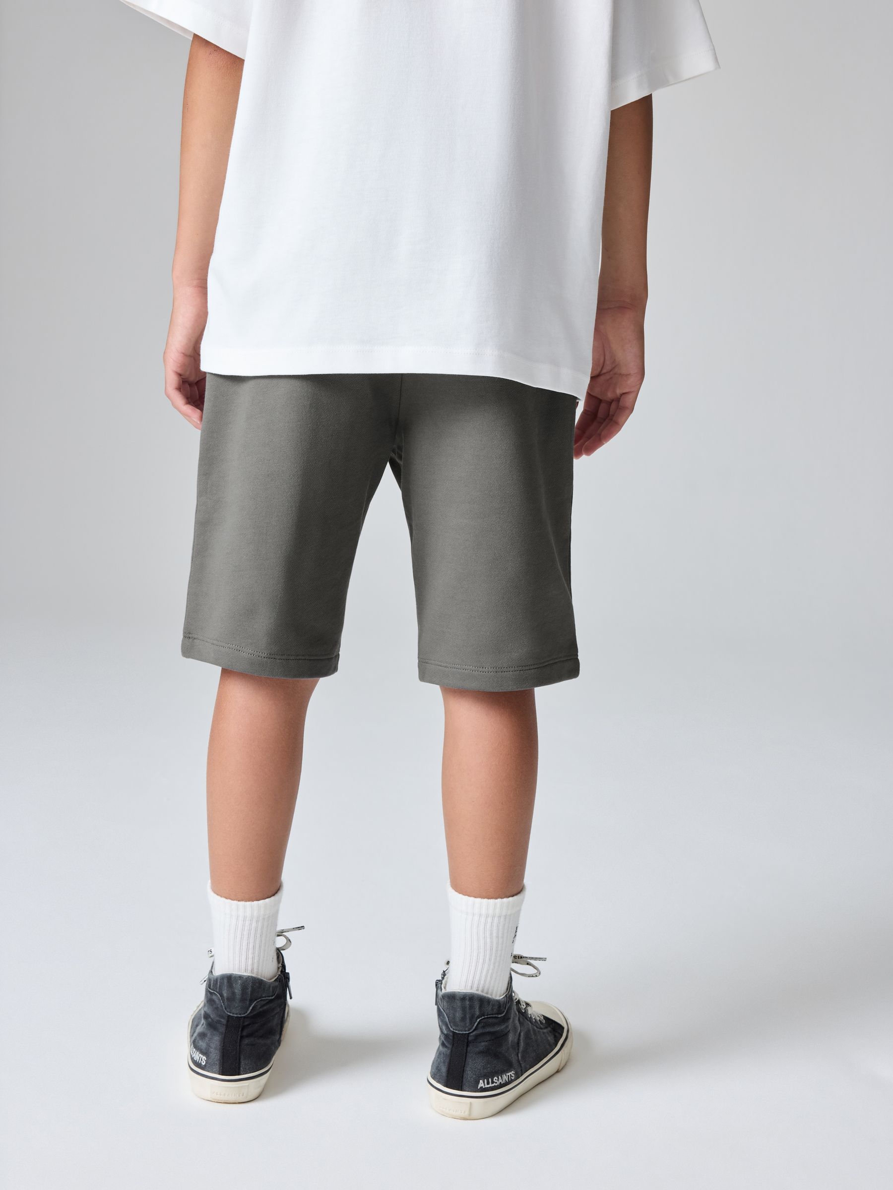 Antraciet - smALLSAINTS Underground Sweat 100% Cotton Shorts