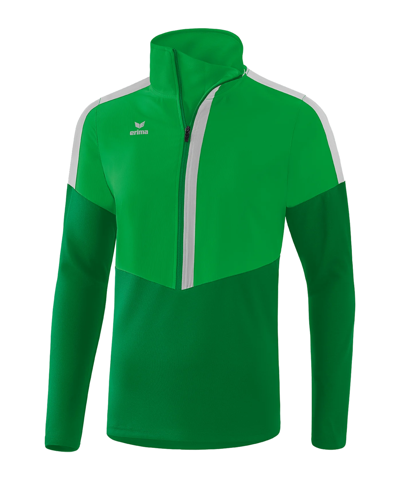Erima Squad HalfZip Sweatshirt Kids Grün Grau