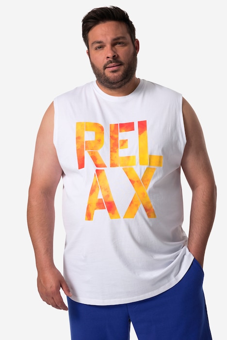Men+ Tanktop, großer Print, Rundhals, bis 8 XL