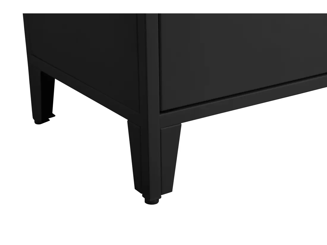 Banc Salino 2 portes noir