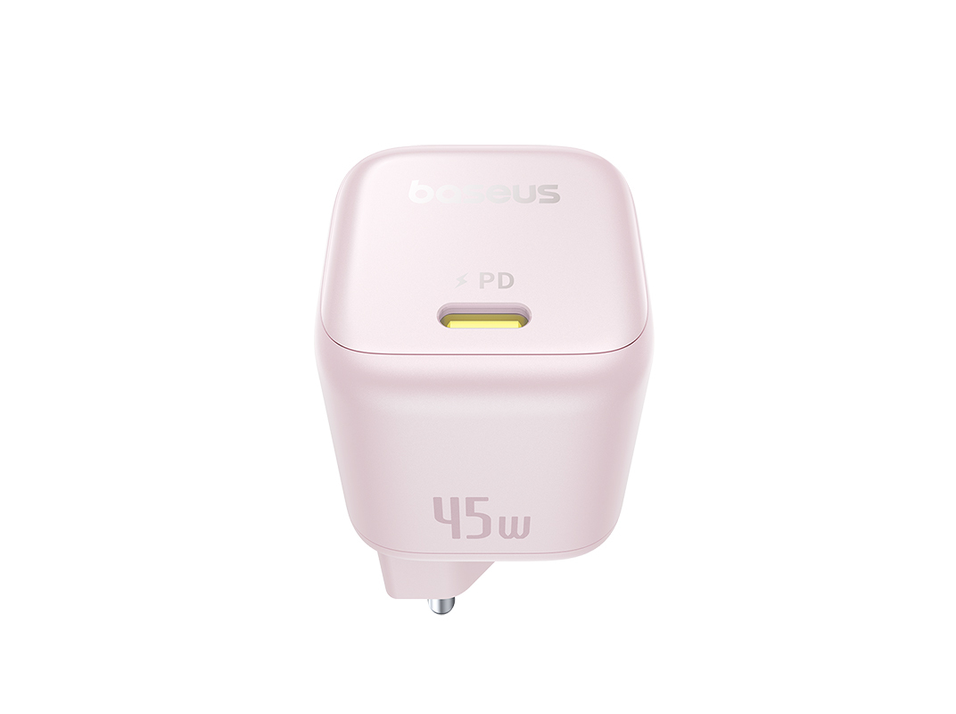 CARREGADOR BASEUS BABY PINK PICOGO USB-C 45W