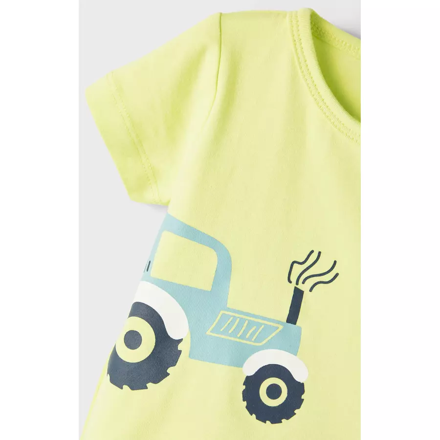 name it T-Shirt Nbmherold Sunny Lime
