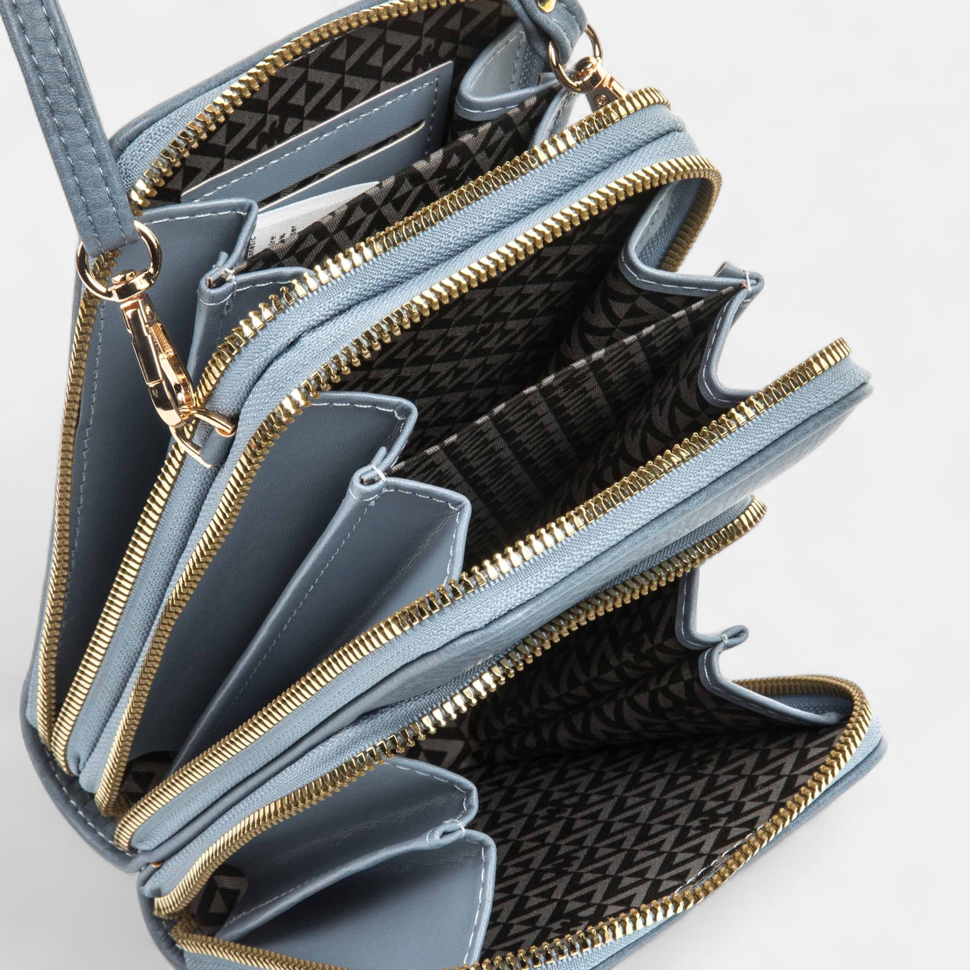 Pochette pour téléphone bleu