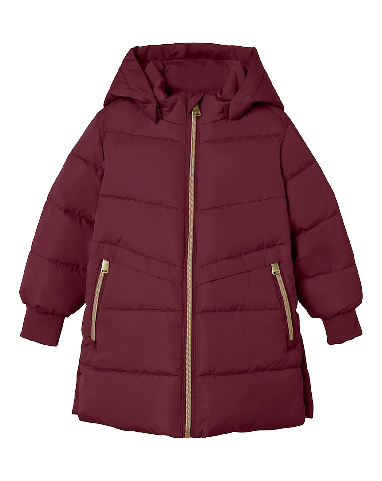 Steppjacke NMFMUSIC LONG in windsor wine