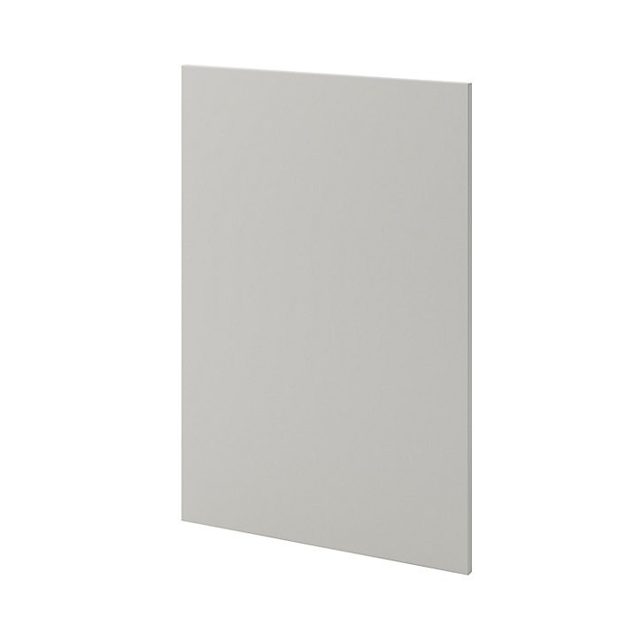 Joue de séparation caisson bas Goodhome Stevia gris mat H. 87 cm x l. 59 cm x Ep. 18 mm