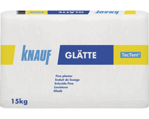 Knauf TecTem® Minerale Gladstrijklaag voor TecTem Binnenpleister 15 kg
