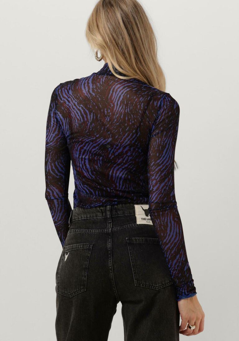 FREEBIRD lichtblauwe freebird top jer-mesh-spiral-pes-23-3