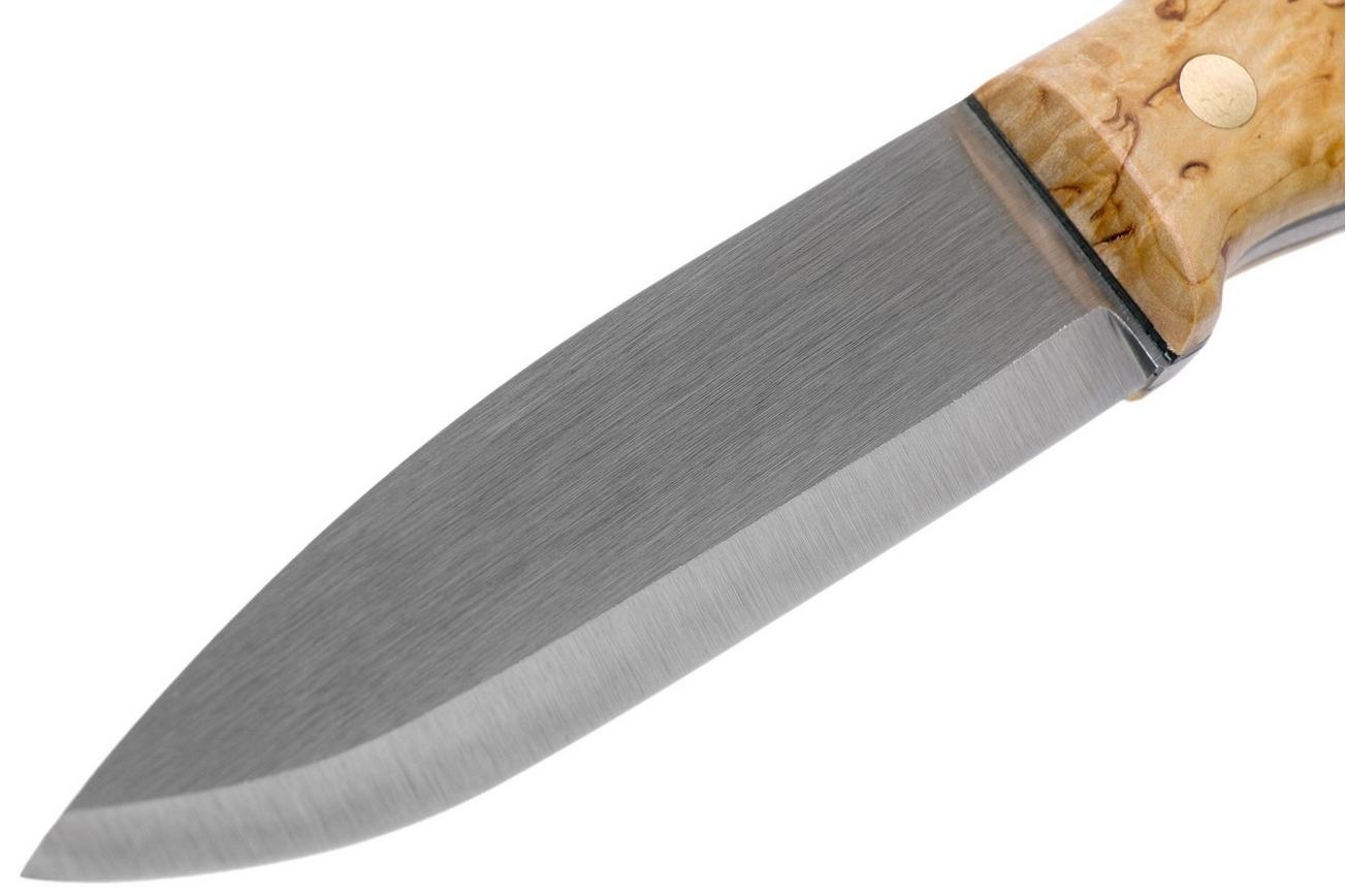 Casström Lars Fält Knife bushcraftmes Curly Birch, Sleipner, 11804, rechtshandig