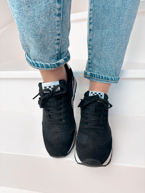 No Name - CITY RUN JOGGER Black/Black