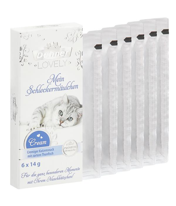 Dehner Premium Lovely Katzensnack Cream Mein