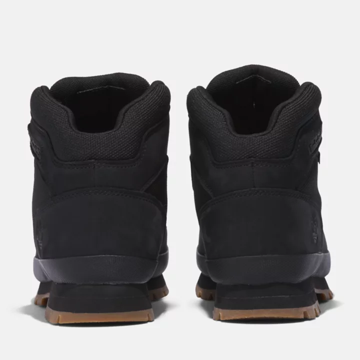 Bota Euro Hiker Masculina em Preto Monocromático