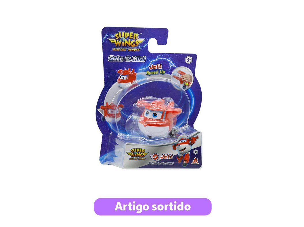 VEÍCULO PULL BACK SUPER WINGS MODELOS SORTIDOS