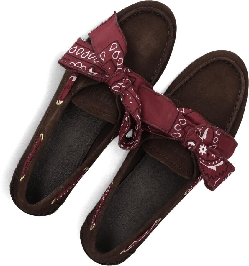 TORAL Mocassins Dames Nahua Bandana Maat: 39 Materiaal: Suède Kleur: Bruin