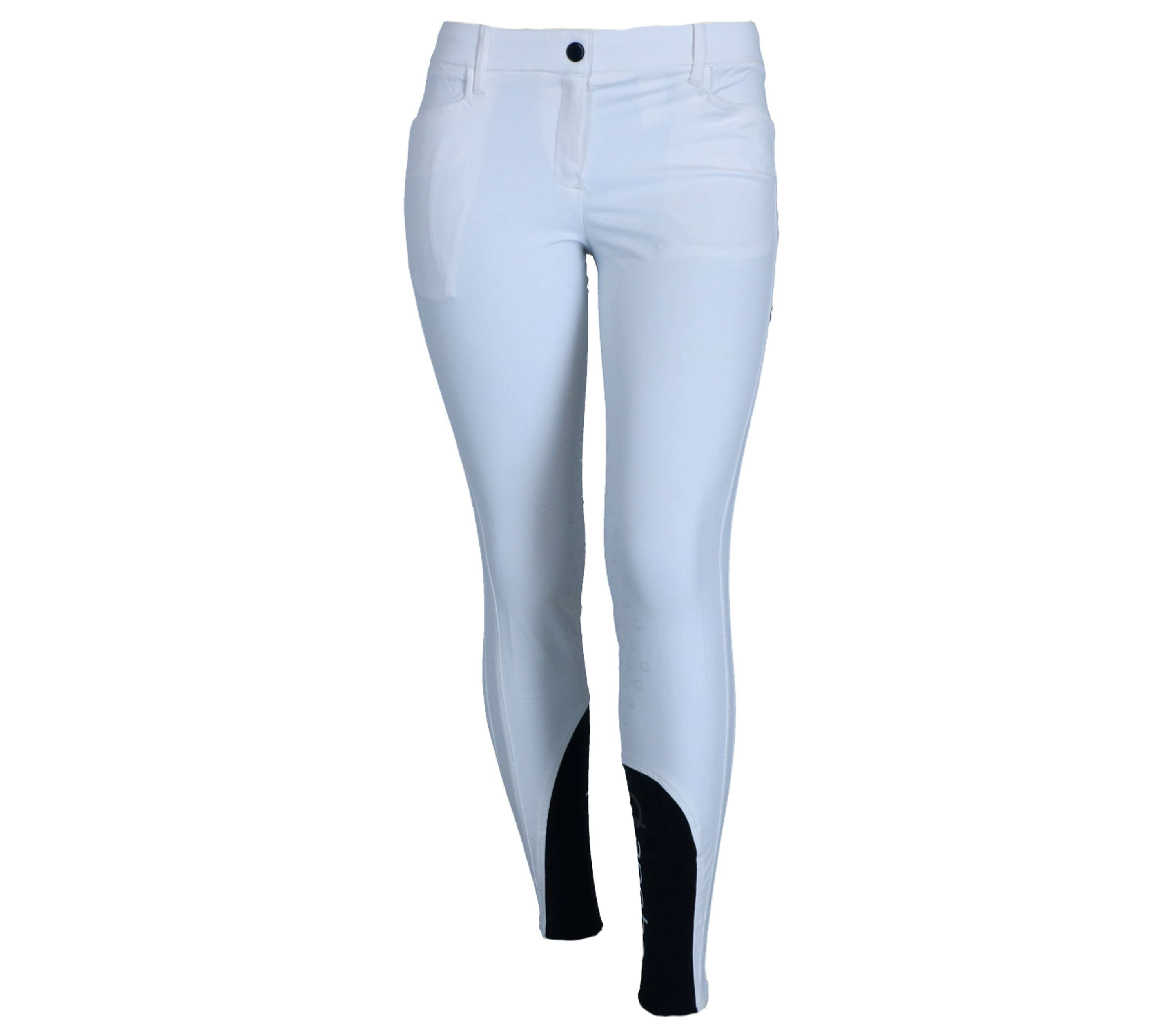 EQODE by Equiline Rijbroek Delma Knie Grip Wit