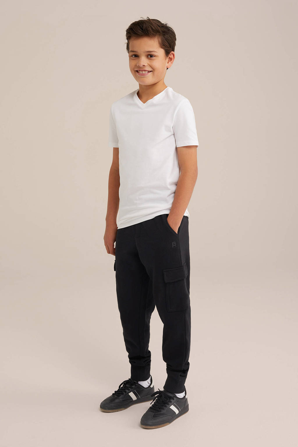 WE Fashion basic T-shirt wit