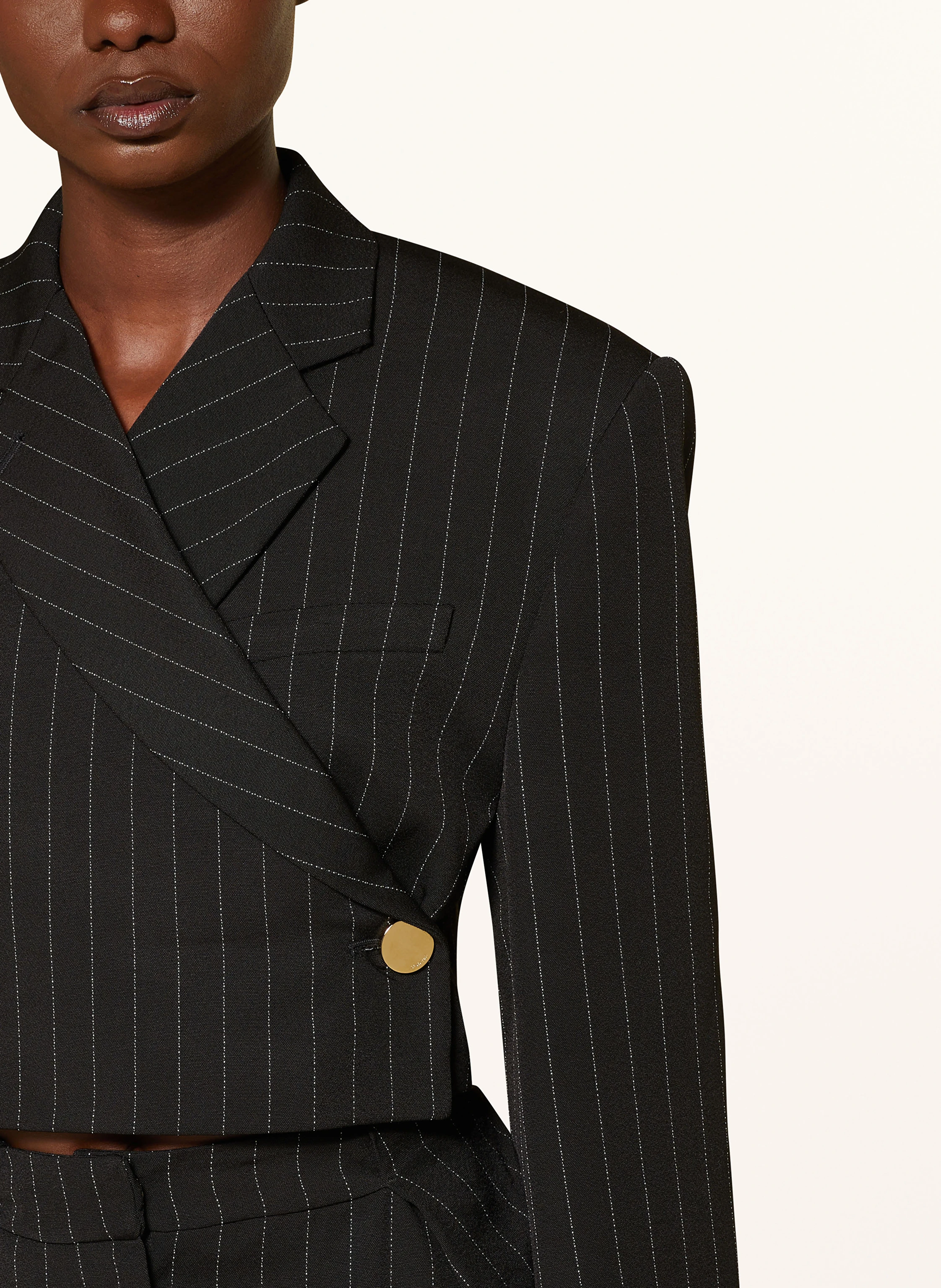 SPORTMAX Cropped-Blazer UTOPIA im Materialmix