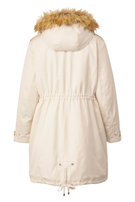 Parka, Straight Fit, Teddyfutter, Kapuze, 2-Wege-Zipper, Langarm