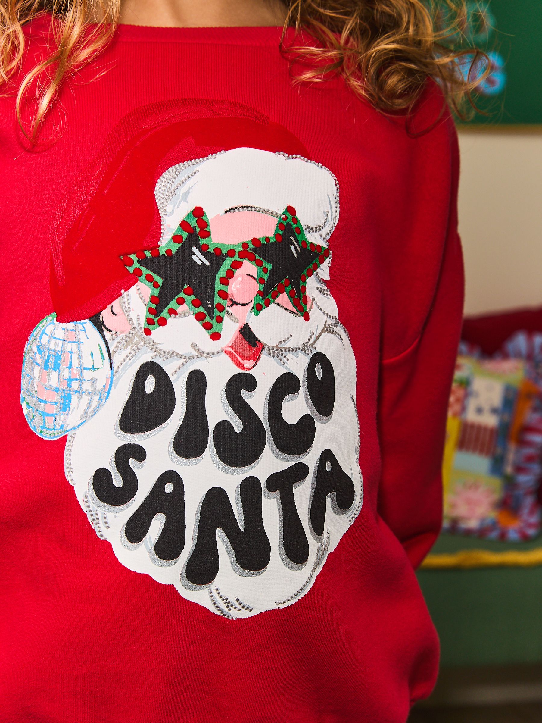 Eleanor Bowmer Disco Santa Sweatshirt