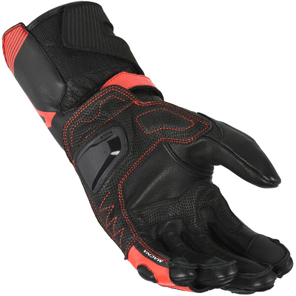 Macna - Gants Thandor Noir / Rouge