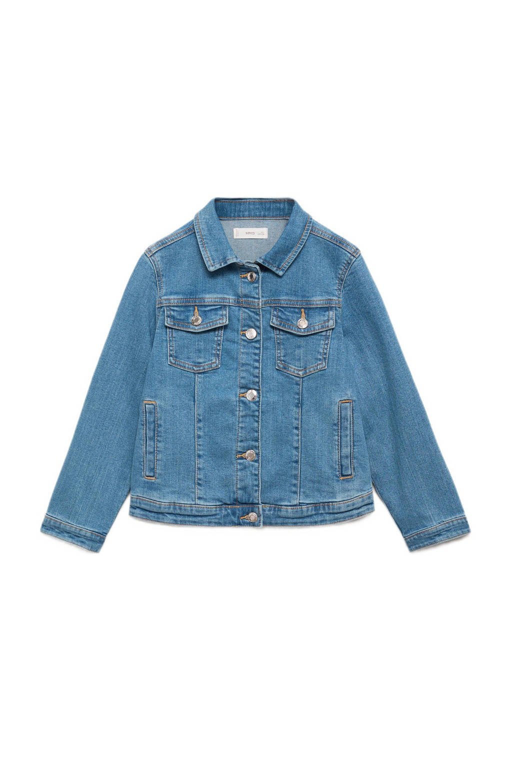 Mango Kids denim spijkerjas medium blue denim