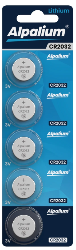 Alpalium Lithium CR 2032 3 Volt 5 Stück MHD:30.7.32