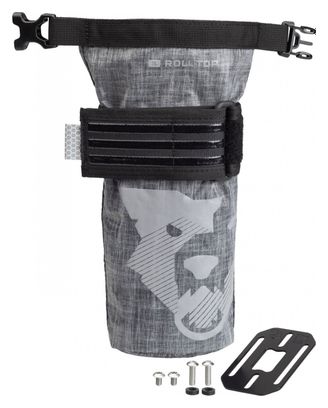 Sacoche de Cadre Wolf Tooth B-RAD TekLite Roll-Top Bag 1L   Plaque de Montage Gris
