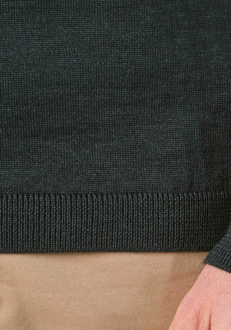Klitmøller Collective Strickpullover Mens Basic Merino Olive