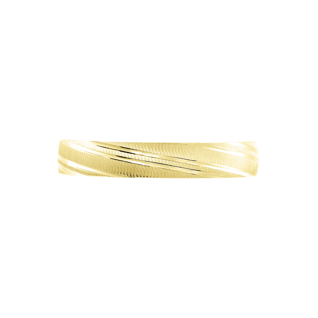 Alliance Eros Brossee Ruban Plat Or Jaune