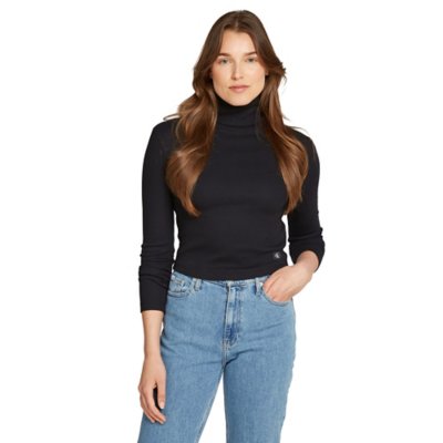 Pull femme Woven Label CALVIN KLEIN